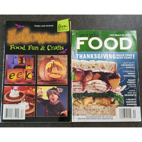 Southern Living Christmas Recipe Book Lot CookBook & Bonus Fall Holiday Booklets - Picture 6 of 12